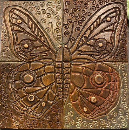 Katies Butterfly i bronze