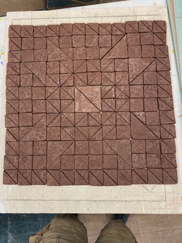 Earthenware tiles