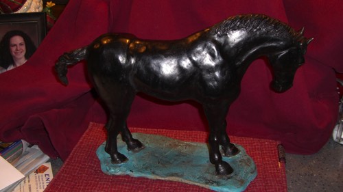 Bronze Horse- donated to Last Chance Ranch Auction